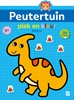 Afbeelding van Peutertuin Plak en kleur Dino's