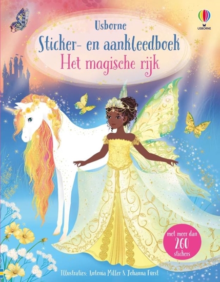 Afbeelding van Sticker- en aankleedboek Magisch koninkrijk