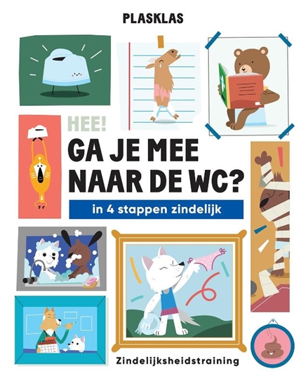 Afbeelding van Plasklas - ‘Hee! Ga je mee naar de WC?’
