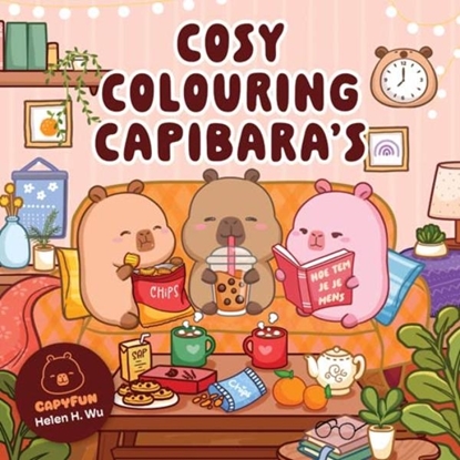 Afbeeldingen van Cosy Colouring Capibara's