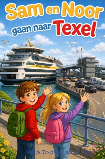 Afbeelding van Sam en Noor op Texel