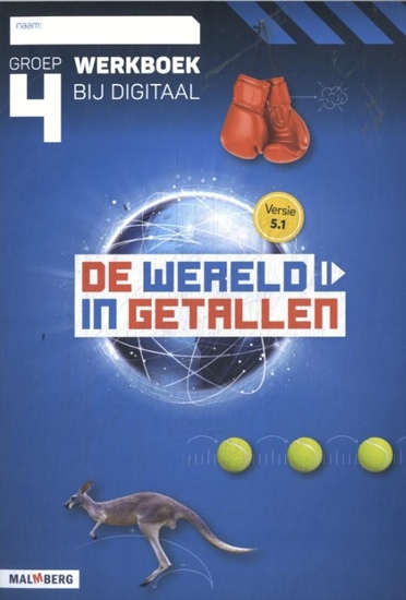 Afbeelding van De wereld in getallen 5.1 groep 4 werkboek
