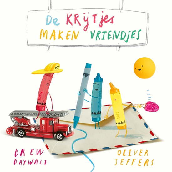 Afbeelding van De krijtjes maken vriendjes