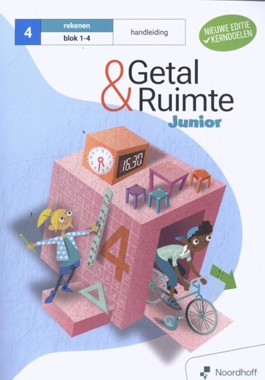 Afbeelding van Getal & Ruimte Junior groep 4 blok 1-4 rekenen
