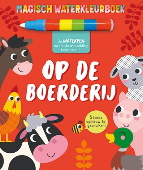 Afbeelding van Magisch waterkleurboek - op de boerderij