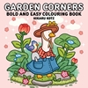 Afbeelding van Hikaru Kotz Colouring Books Garden Corners: Bold and Easy Colouring Book for All Ages