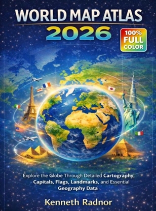 Afbeeldingen van WORLD MAP ATLAS 2026