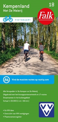Afbeeldingen van Falkplan fietskaart Kempenland - Meijerij