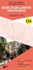 Afbeelding van ANWB Fiets en wandelknooppuntenkaart O4. IJssel & Sallandse Heuvelrug
