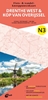 Afbeelding van ANWB Fiets en wandelknooppuntenkaart N3. Drenthe west & Kop van Overijssel