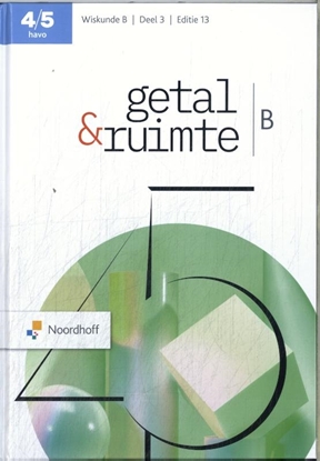 Afbeeldingen van Getal & Ruimte 4/5 havo wiskunde B Leerboek