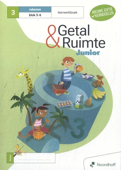 Afbeelding van Getal & Ruimte Junior groep 3 blok 5-6 rekenen Leerwerkboek