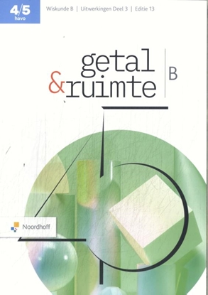 Afbeeldingen van Getal & Ruimte 4/5 havo wiskunde B Uitwerkingenboek 3