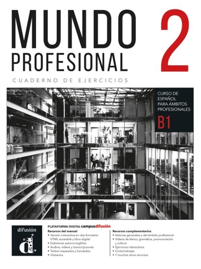 Afbeelding van Mundo profesional 2 (B1). Cuaderno de ejercicios