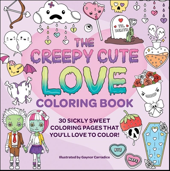 Afbeelding van Creepy Cute Gift Series The Creepy Cute Love Coloring Book