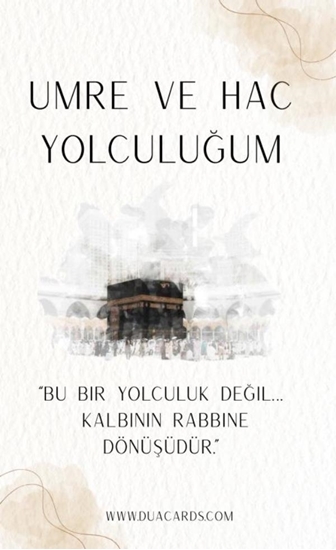 Afbeelding van Umre ve Hac Yolculuğum