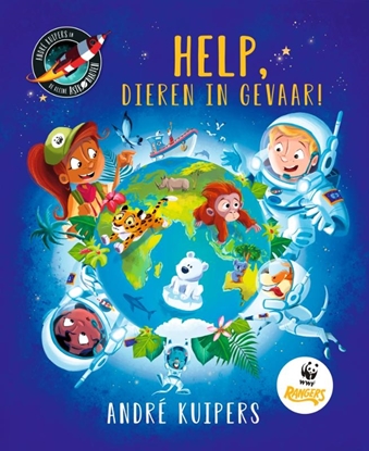 Afbeeldingen van André Kuipers Help, dieren in gevaar!