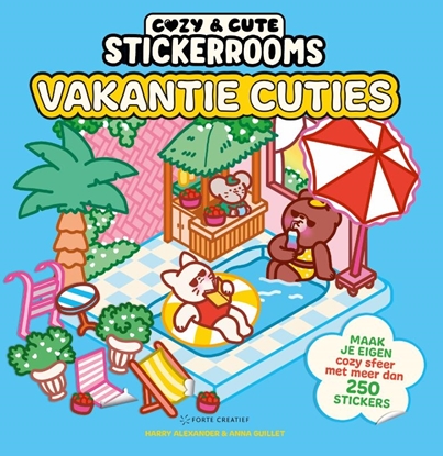 Afbeeldingen van Cozy & cute stickerrooms Vakantie Cuties