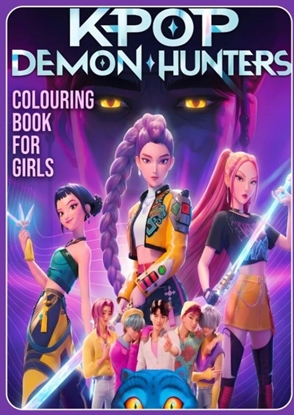 Afbeeldingen van KPop Demon Hunters Colouring Book