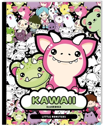 Afbeeldingen van Kawaii kleurboek - Little Monsters