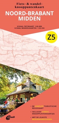 Afbeeldingen van ANWB Fiets en wandelknooppuntenkaart Z5. Noord-Brabant Midden