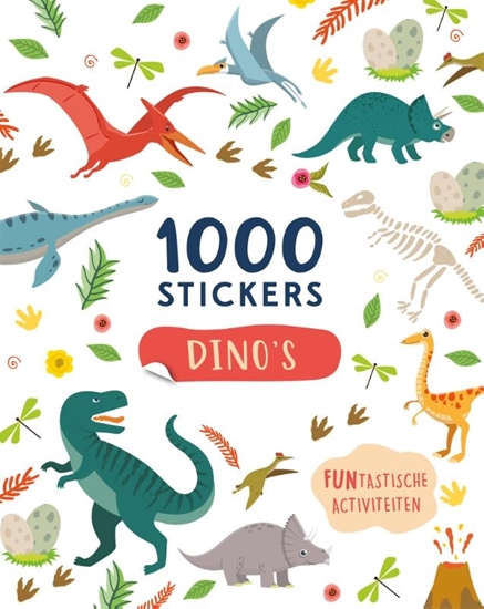 Afbeelding van Dino's - 1000 stickers