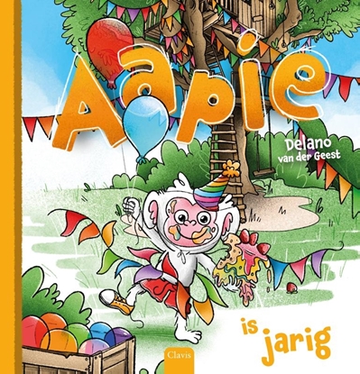 Afbeeldingen van Aapie Aapie is jarig