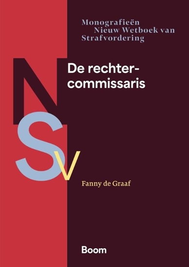 Afbeelding van Monografieen Nieuw Wetboek van Strafvordering De rechter-commissaris