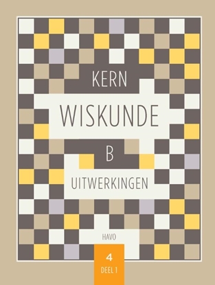 Afbeeldingen van KERN wiskunde havo B leerjaar 4 deel 1 uitwerkingen