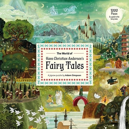 Afbeeldingen van The World of Hans Christian Andersen's Fairy Tales: A 1000-Piece Jigsaw Puzzle by Adam Simpson
