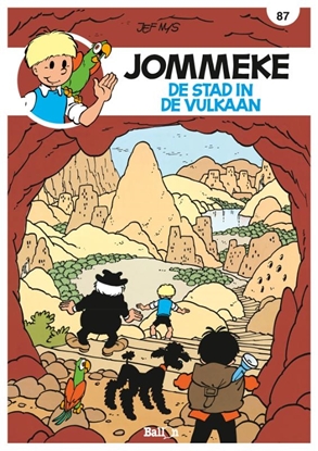 Afbeeldingen van Jommeke strip De stad in de vulkaan
