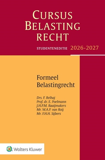 Afbeelding van Cursus Belastingrecht Studenteneditie 2026-2027