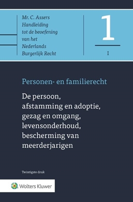 Afbeeldingen van Asser-serie De persoon, afstamming en adoptie, gezag en omgang, levensonderhoud