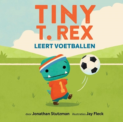 Afbeeldingen van Tiny T. Rex leert voetballen
