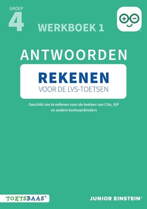 Afbeeldingen van Rekenen voor de LVS-toetsen Groep 4 Antwoordenboek 1
