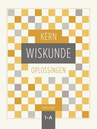 Afbeeldingen van KERN Wiskunde havo/vwo 1 deel A Oplossingen