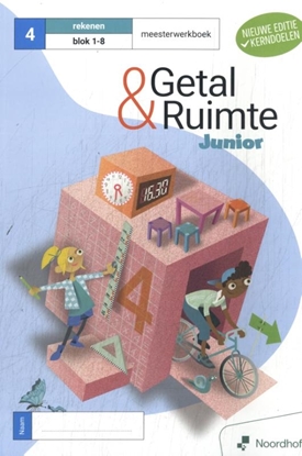 Afbeeldingen van Getal & Ruimte Junior groep 4 blok 1 -8 rekenen Meesterwerkboek