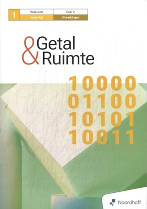 Afbeeldingen van Getal & Ruimte 1 vmbo-kgt wiskunde Uitwerkingenboek 2
