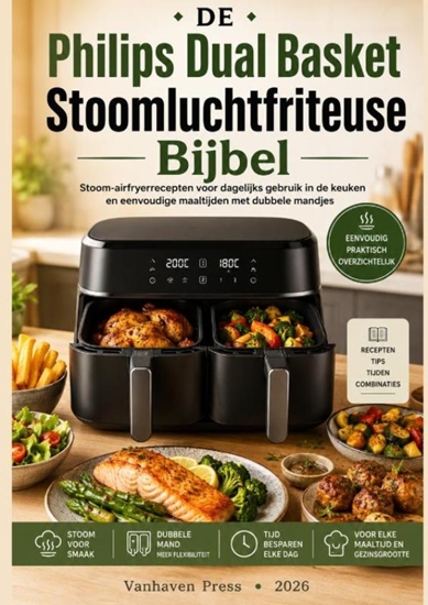 Afbeelding van Philips Dual Basket Stoomluchtfriteuse Bijbel