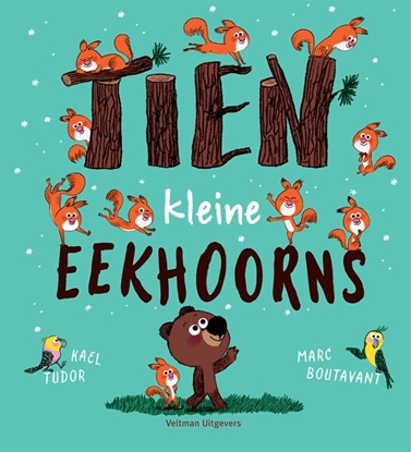 Afbeeldingen van Tien kleine eekhoorns