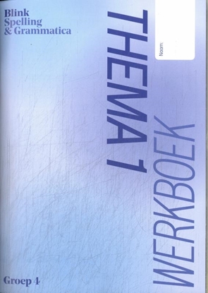 Afbeeldingen van Blink Spelling gr 4 thema 1 werkboek