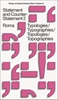 Afbeelding van Statement and Counter-Statement 2: Typologies/Typographies/Topologies/Topographies