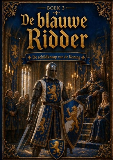 Afbeelding van Boek 3, De blauwe Ridder - De schildknaap van de Koning