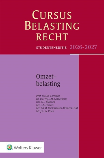 Afbeelding van Cursus Belastingrecht Omzetbelasting 2026-2027