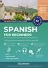 Afbeelding van Spanish for beginners: A structured A1 course for work and daily life