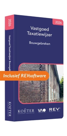 Afbeelding van Vastgoed taxatiewijzer bouwgebreken 2026