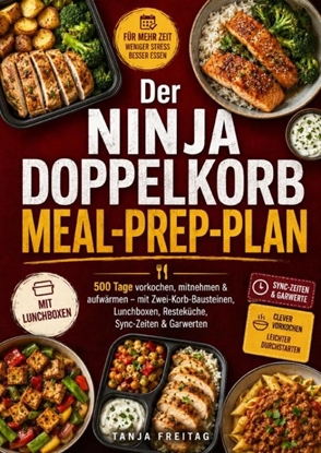 Afbeeldingen van Der Ninja Doppelkorb Meal-Prep-Plan