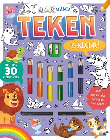Afbeelding van Kleurmania Teken & kleur!