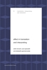 Afbeelding van Translation, Interpreting and Mediation Affect in Translation and Interpreting