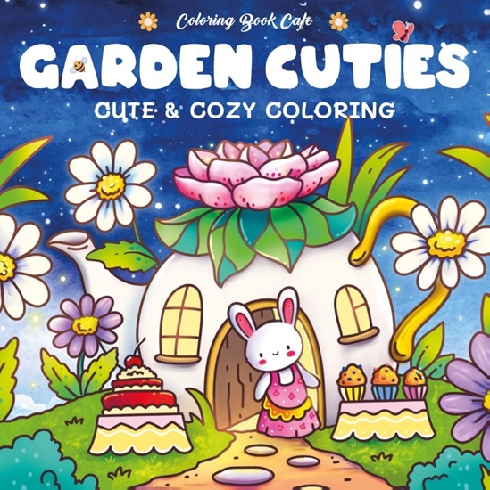 Afbeelding van Coloring book cafe Garden cuties